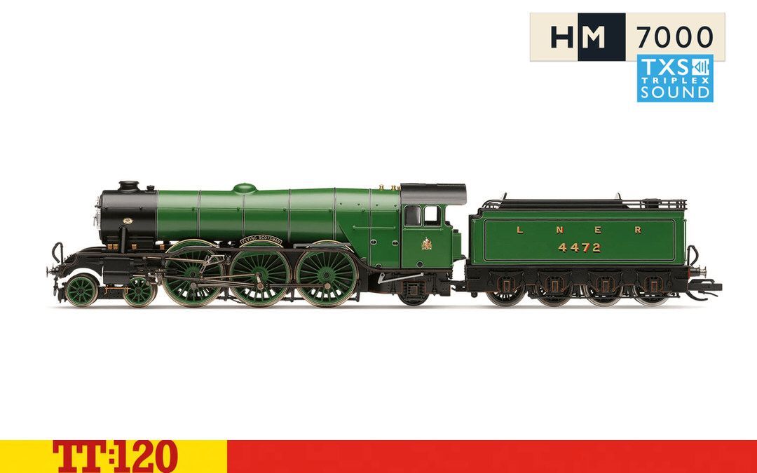 HORNBY TT TT3004TXSM - Dampflok LINER Class A1 4-6-2 4472 Flying Scotsman TT 1:120 Sound