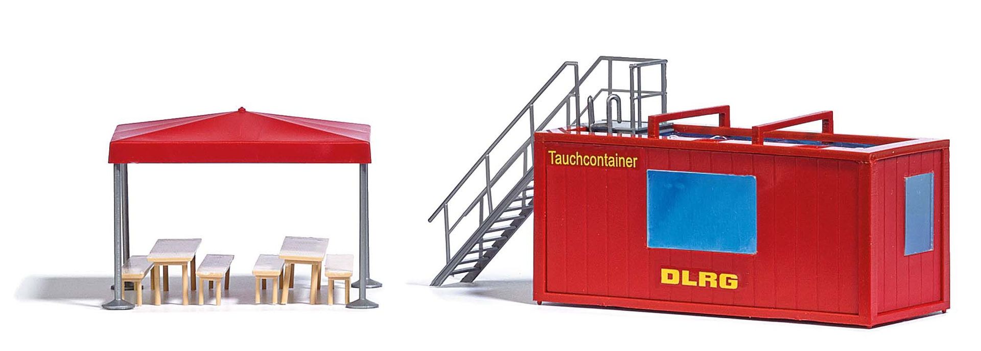 Busch 1618 - DLRG Tauchcontainer H0 1:87