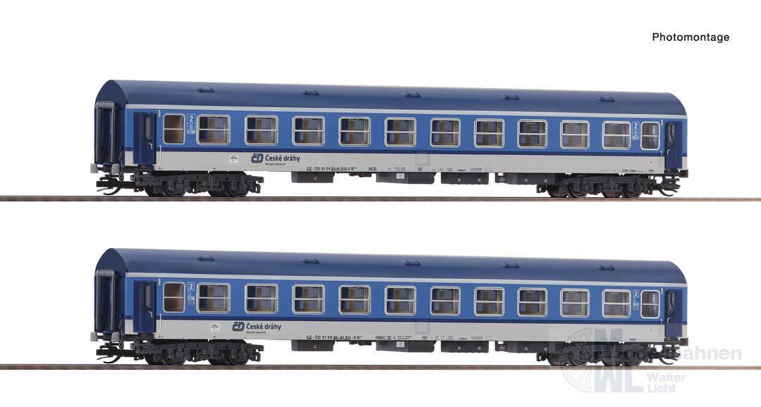 Roco 6280020 - Personenwagen Set CD Ep.VI 2.tlg. 2.Betr.Nr. TT 1:120