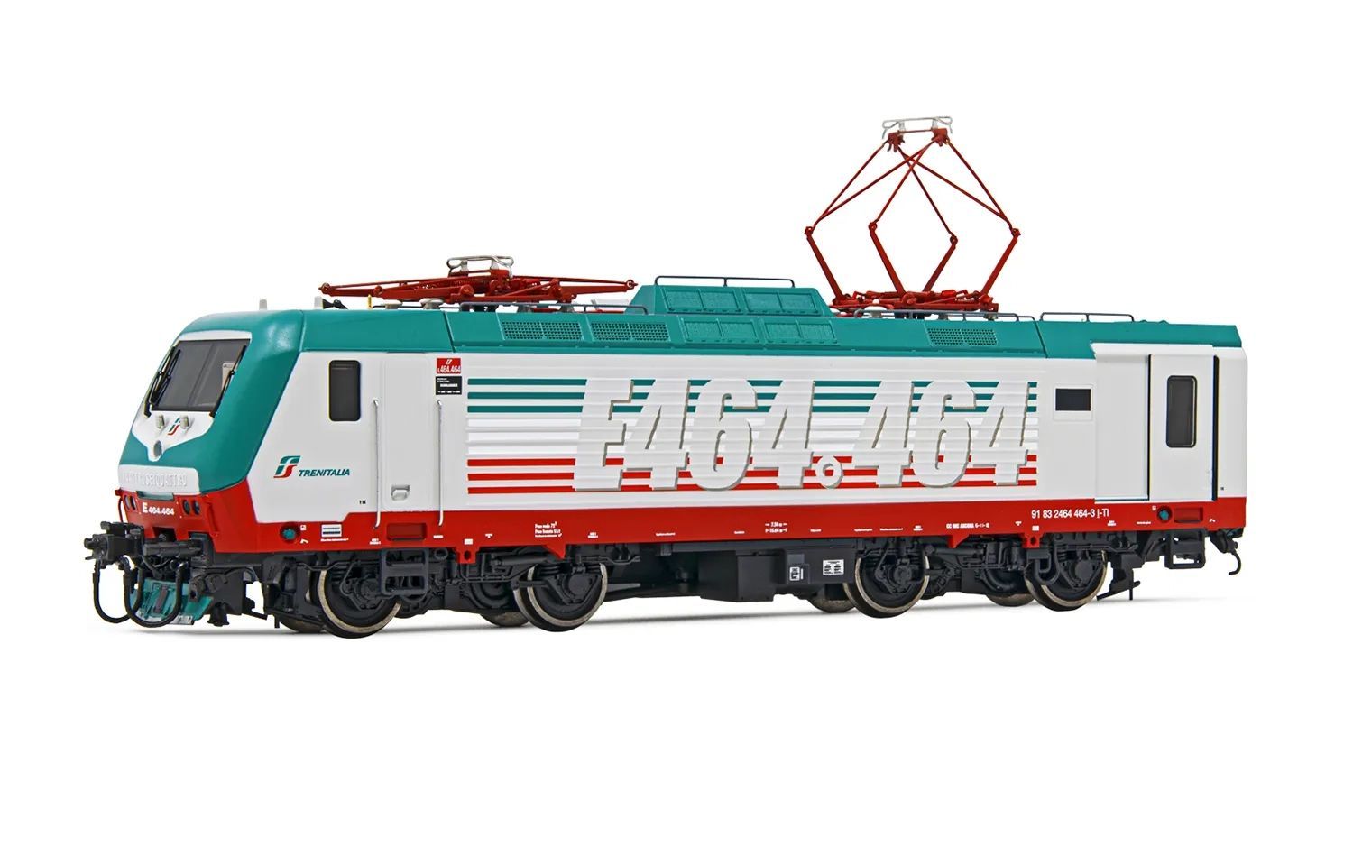 Lima 2664 - E-Lok Set E.464 FS Trenitalia Ep.VI Quttroseiquattro H0/GL