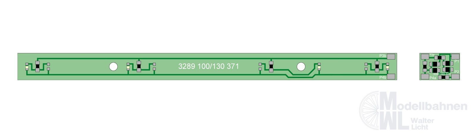 Bemo 6545630 - Innenbeleuchtung für 368913x für GL und WS-Wagen