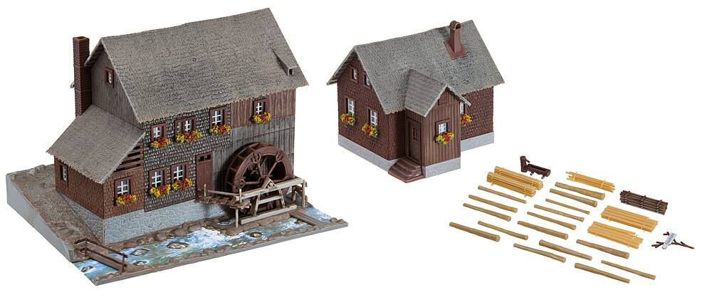 Faller 191765 - Sägewerk mit Wohnhaus H0 1:87