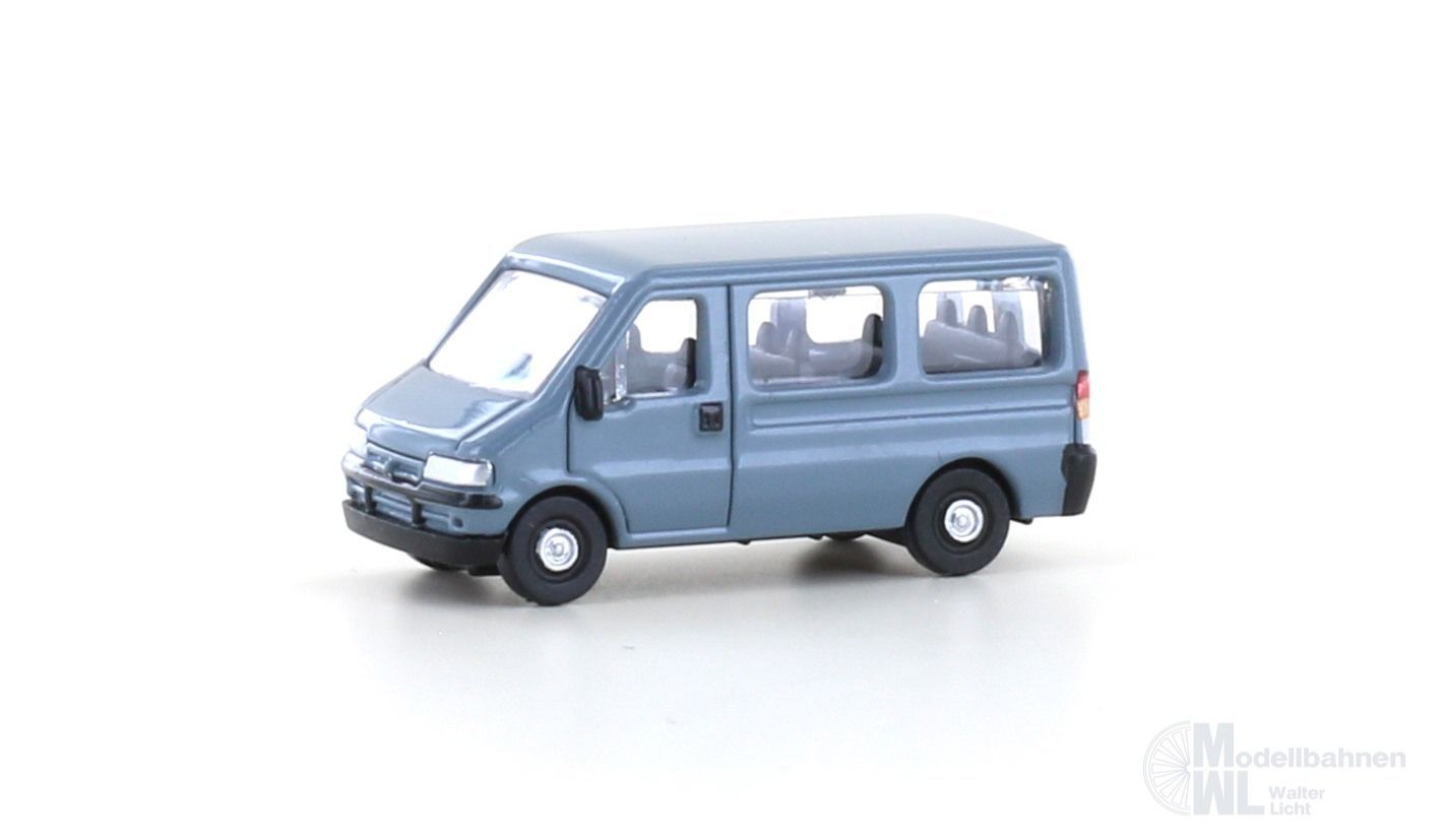 Lemke Minis 61314 - Fiat Ducato II Bus grau N 1:160