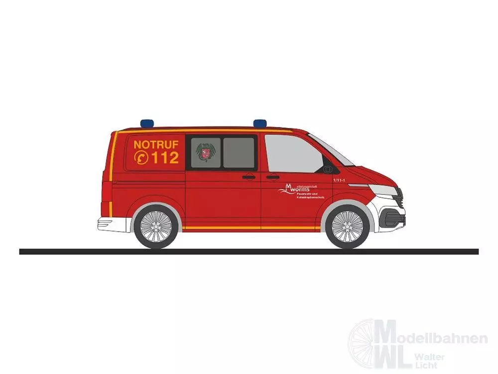 Rietze 53869 - Volkswagen T6.1 BF Worms H0 1:87