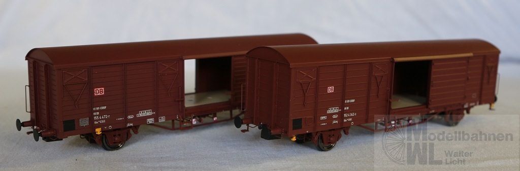 Exact Train 20493 - Güterwagen Set DB Ep.V 2.tlg Gbs 258 H0/GL