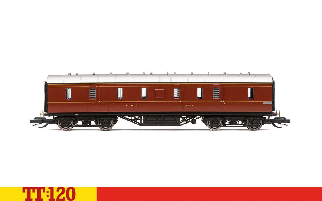 HORNBY TT TT4010 - Personenwagen LMS 50’ Passenger Brake 31236 TT 1:120