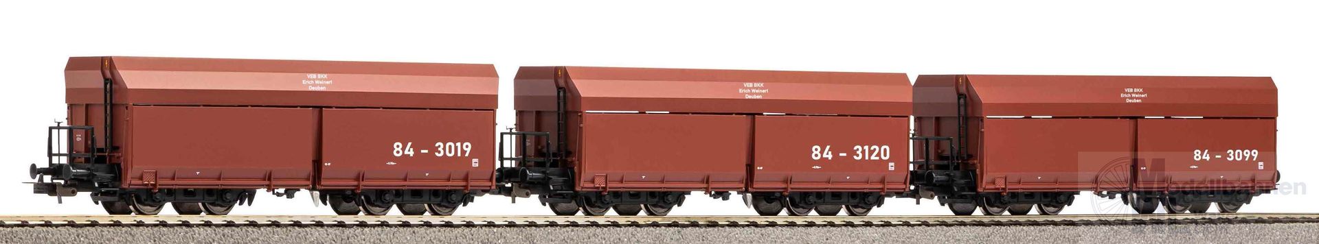 Piko 28300 - Selbstentladewagen Set BKK Ep.IV 3.tlg. Fad6770 H0/GL