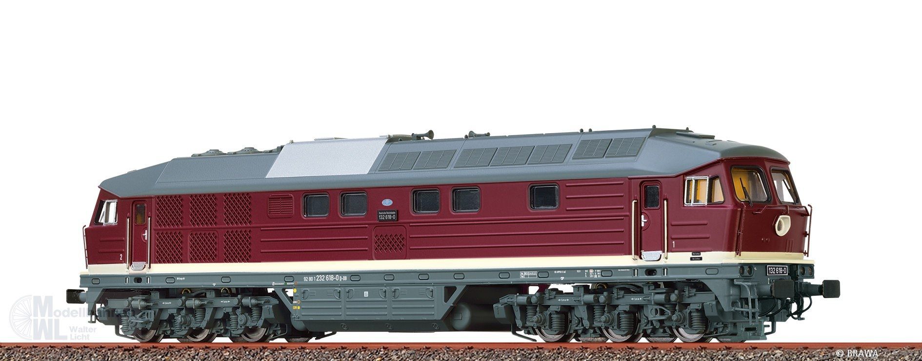 Brawa 61048 - Diesellok BR 132 618-0 DB Ep.VI N 1:160