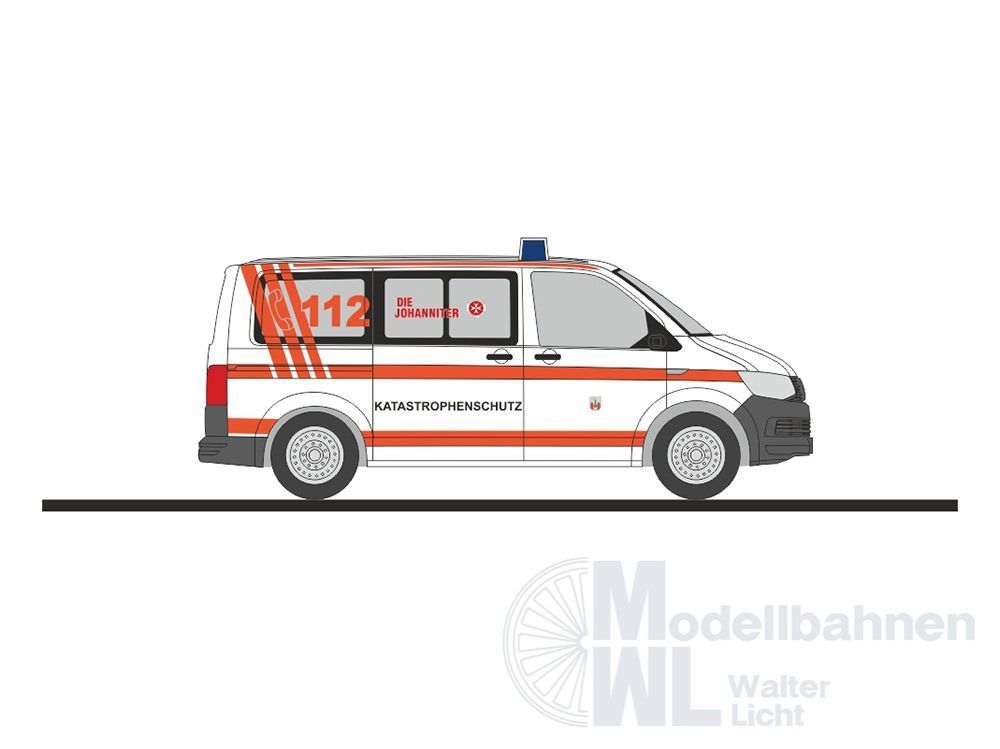 Rietze 53825 - Volkswagen T6 Katastrophenschutz Magdeburg H0 1:87