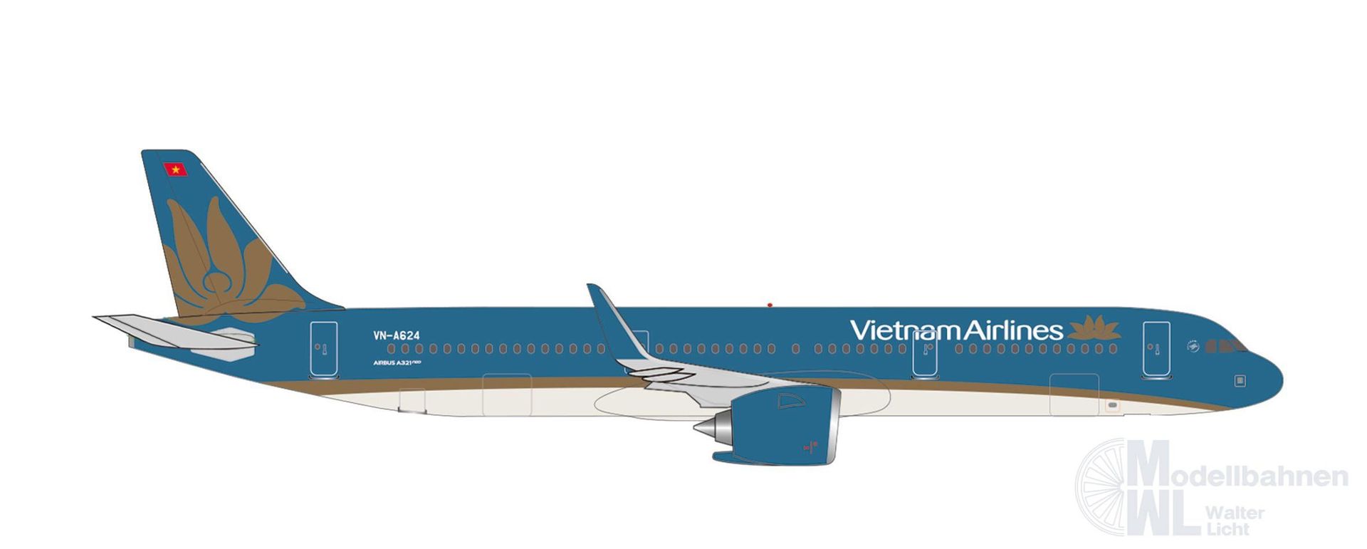 Herpa 537919 - Airbus A321neo Vietnam Airlines 1:500