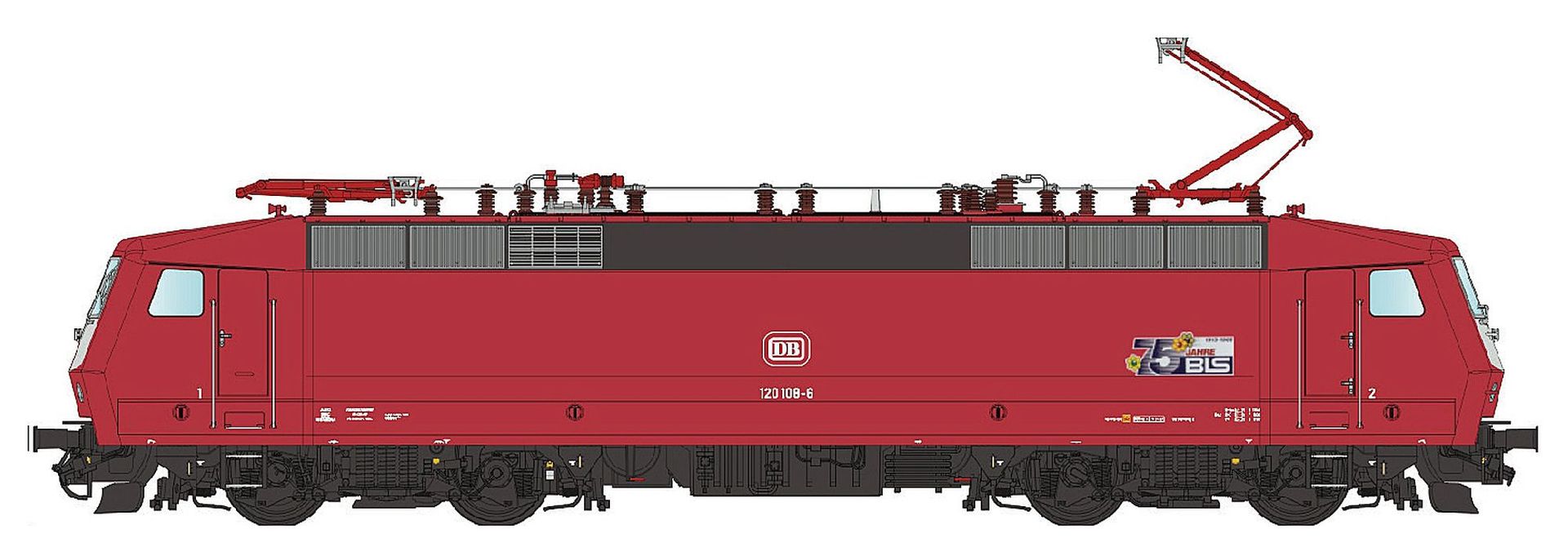 LS Models 16589AC - E-Lok BR 120.1 DB Ep.IV 75 Jahre BLS H0/WS