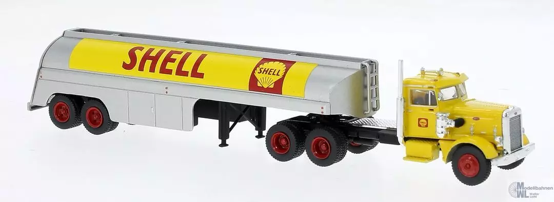 Brekina 85762 - Peterbilt 281 Tanker Shell H0 1:87