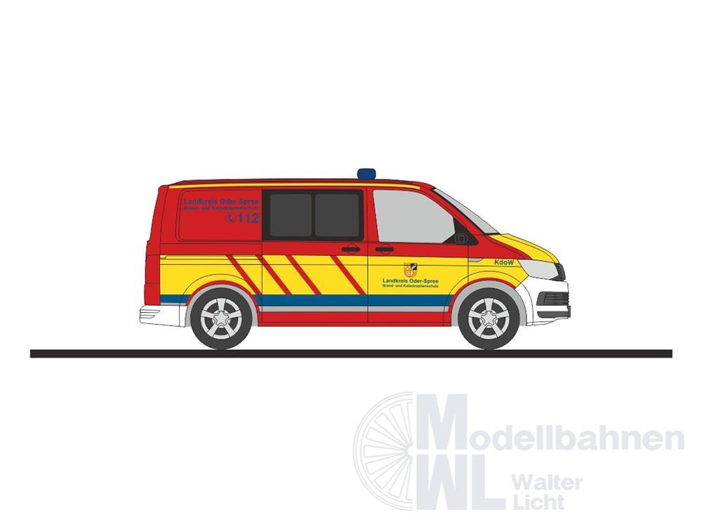 Rietze 53911 - Volkswagen T6 Katastrophenschutz Brandenburg H0 1:87