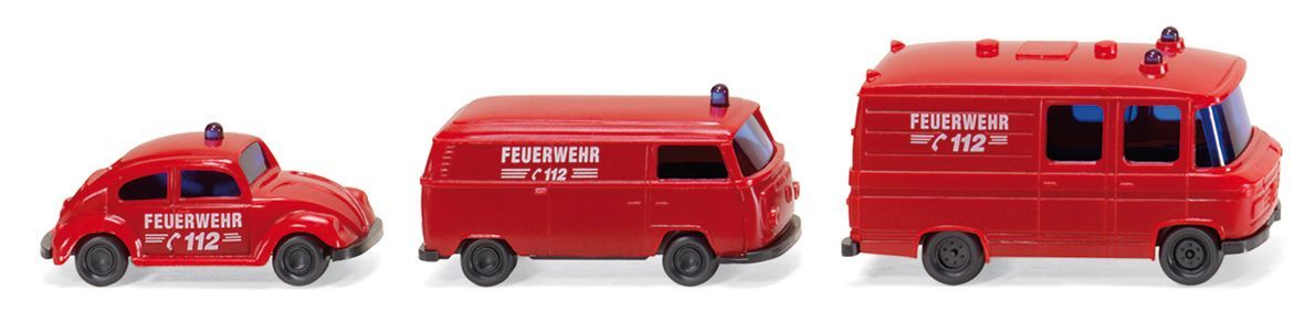 Wiking 093449 - Feuerwehr - Einsatzfahrzeuge N 1:160