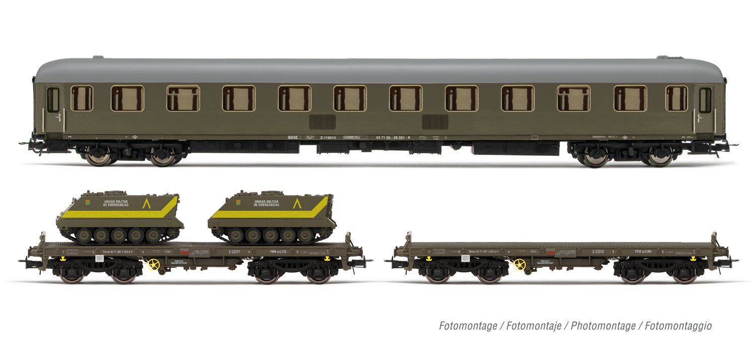 Electrotren 4015 - Personenwagen Set RENFE Ep.V 3.tlg. H0/GL