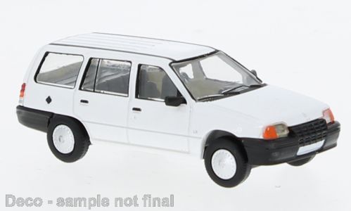 PCX-Models 870496 - Opel Kadett E Caravan weiss 1985 H0 1:87