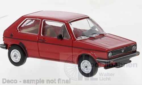 PCX-Models 870525 - VW Golf I rot 1980 H0 1:87