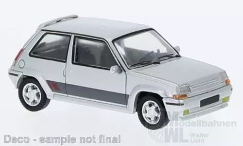 PCX-Models 870299 - Renault 5 GT Turbo silber 1987  H0 1:87