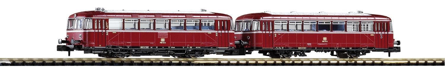 Piko 40250 - Schienenbus BR 798 und Steuerwagen BR 998.6 DB Ep.IV Spur N 1:160