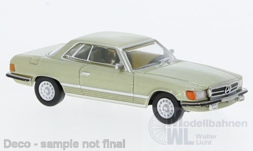 PCX-Models 870477 - Mercedes SLC (C107) metallic-hellgrün 1971 H0 1:87