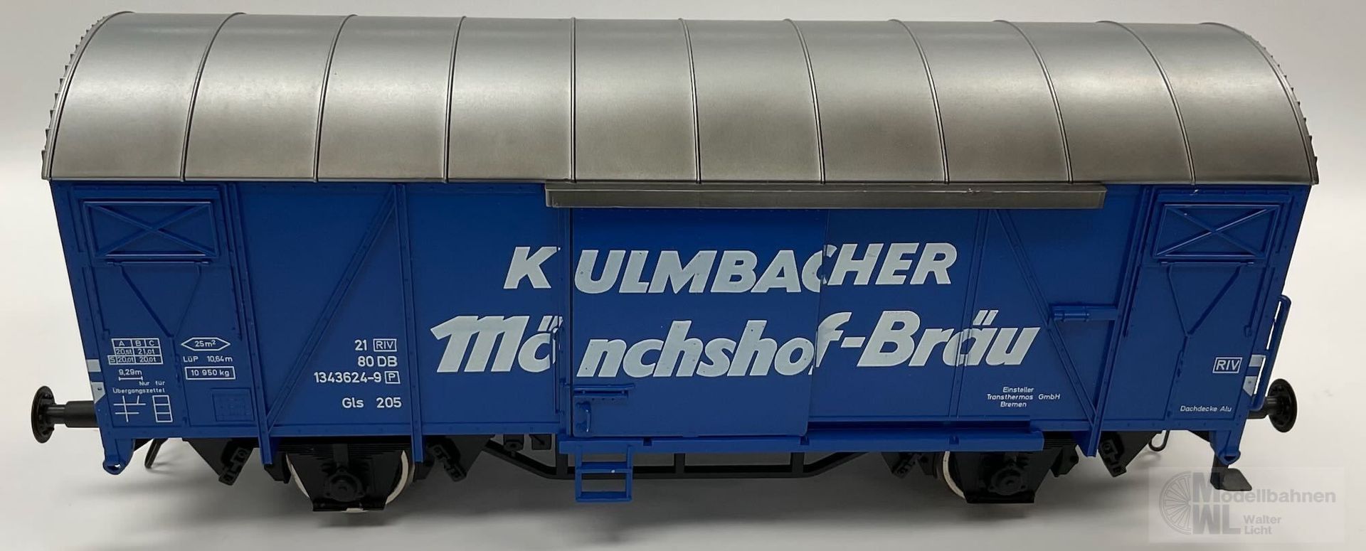 GEBRAUCHTWARE 5864 - MÄRKLIN - Güterwagen gedeckt DB Ep.IV Kulmbacher ohne Verpackung Spur 1