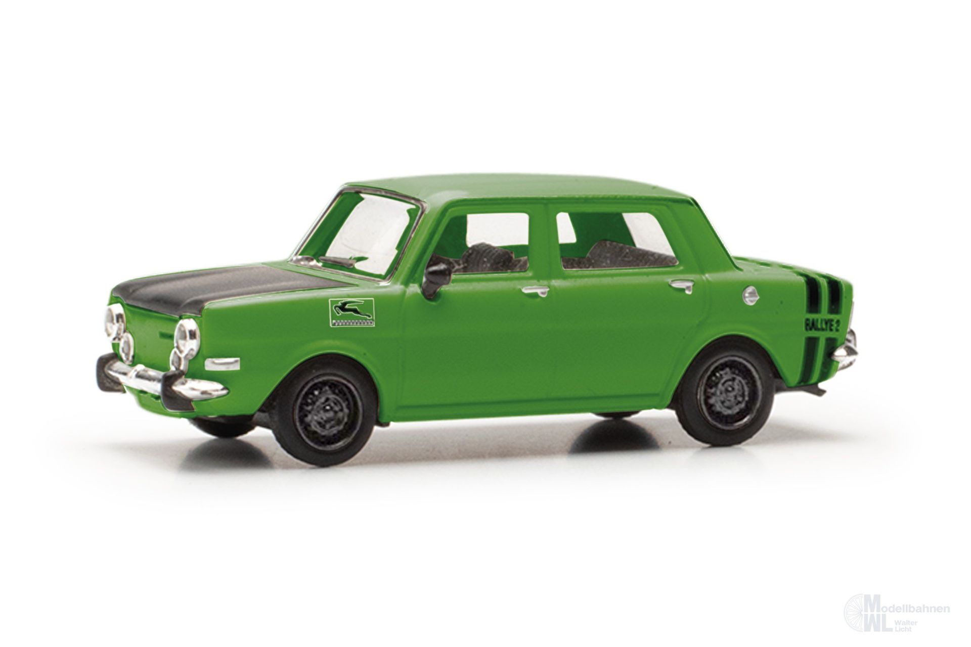 Herpa 024358-005 - Simca Rallye II gelbgrün H0 1:87