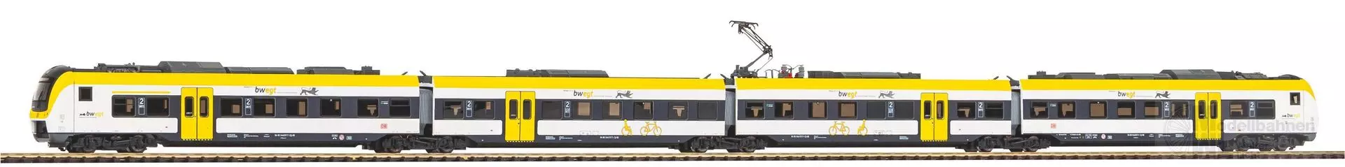 Piko 40276 - Triebzug BR 440 DB Ep.VI bwegt 4.tlg. N 1:160