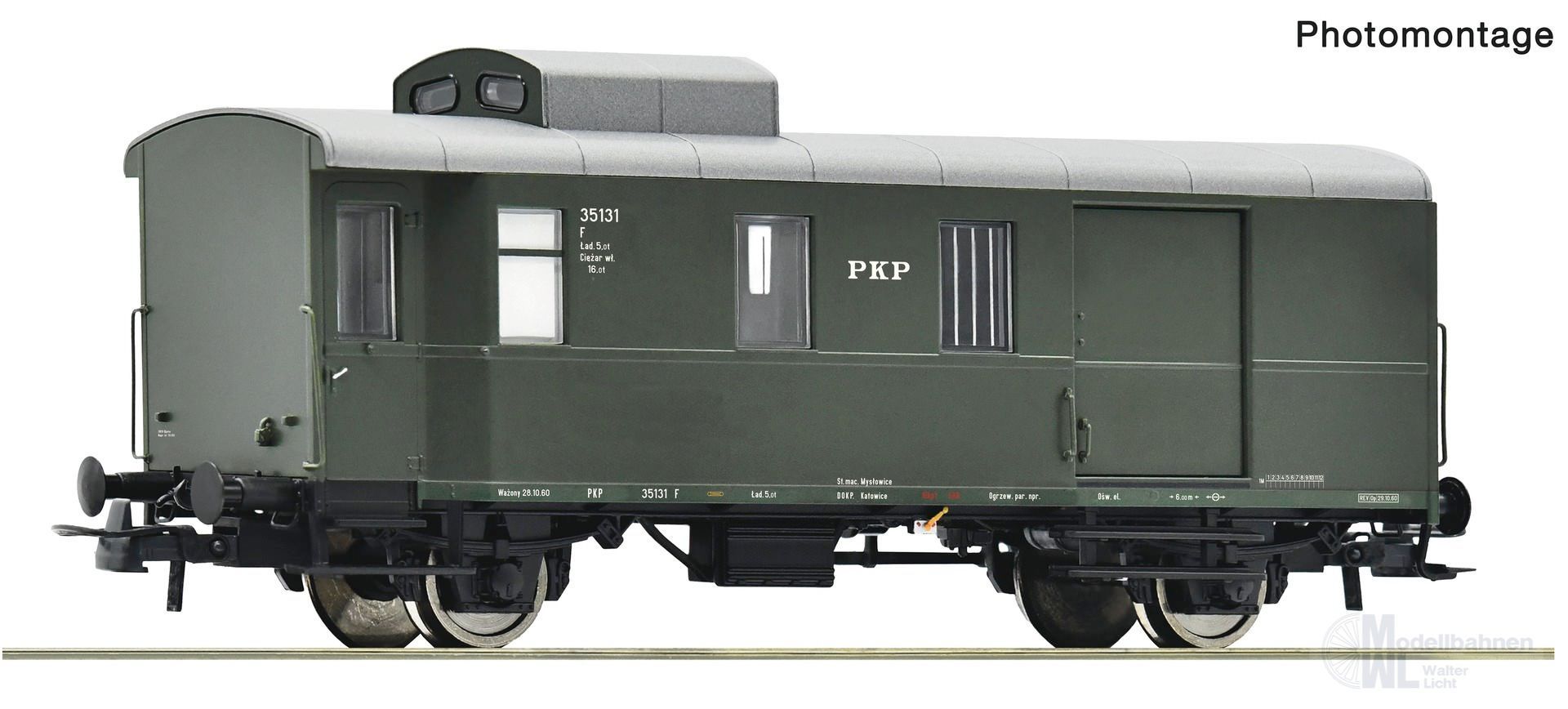 Roco 6200101 - Packwagen PKP Ep.IV H0/GL