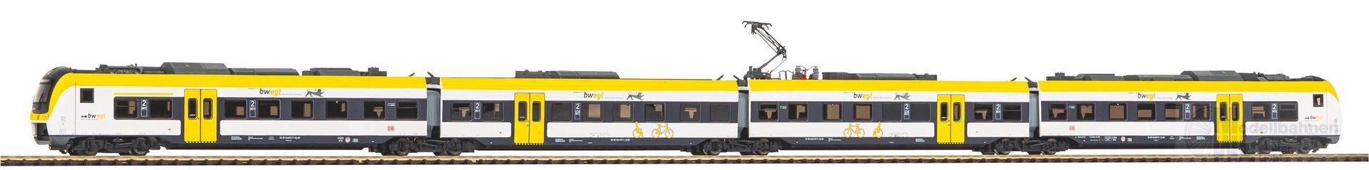 Piko 40276 - Triebzug BR 440 DB Ep.VI bwegt 4.tlg. N 1:160