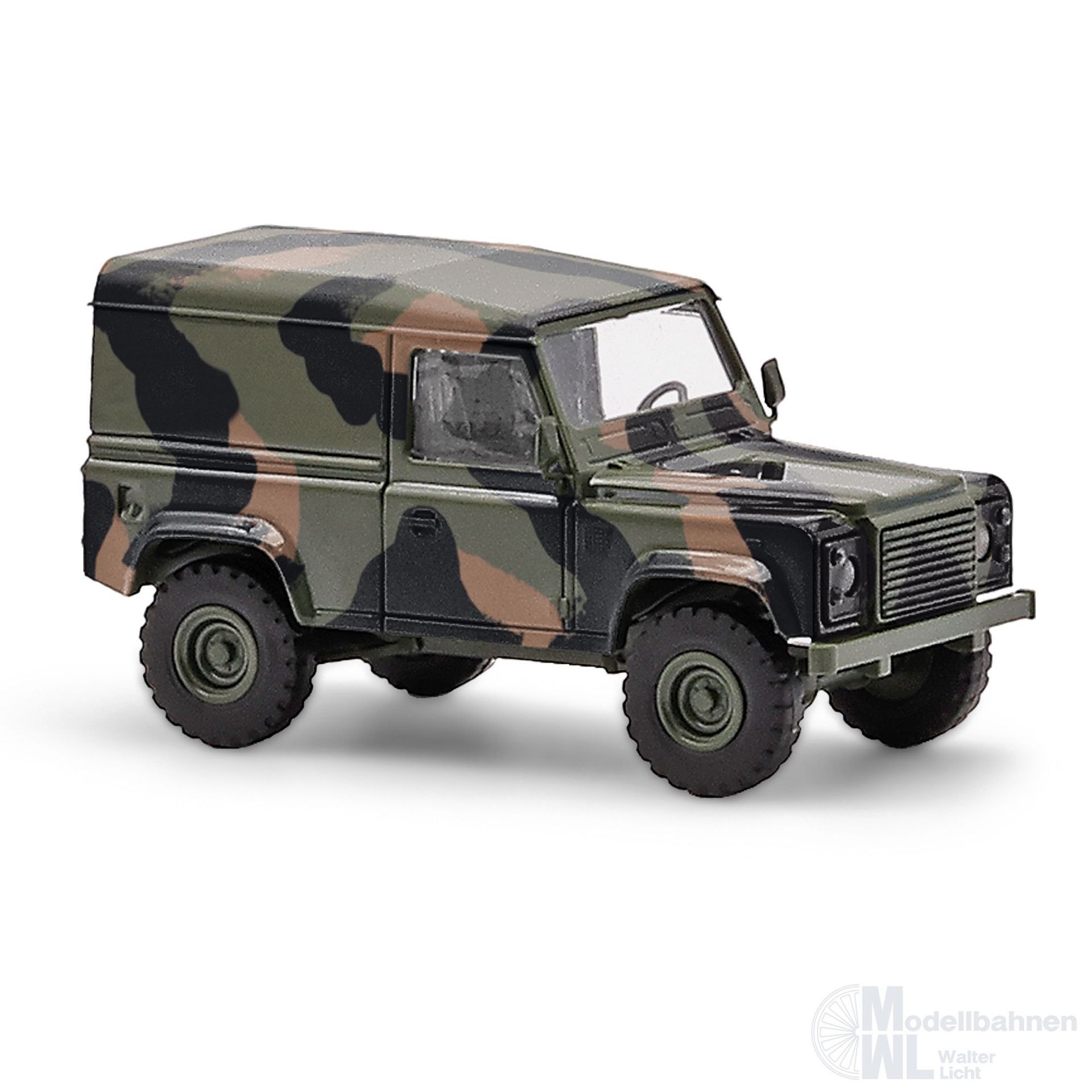 Busch 54355 - Land Rover Defender 90 Kasten Militär Bj.1983 H0 1:87