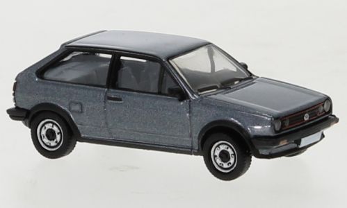 PCX-Models 870201 - VW Polo II Coupe metallic-grau 1985 H0 1:87