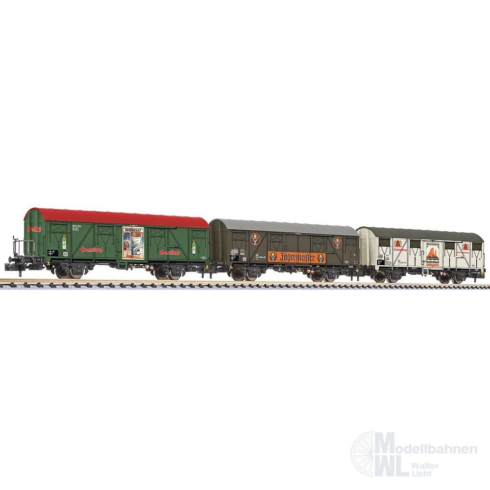 Liliput 260152 - Güterwagen Set DB Ep.IV/V 3.tlg. N 1:160