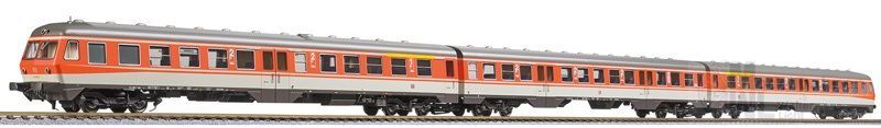 Liliput 133168 - Triebwagen BR 614/914 DB Ep.V 3.tlg. Zugziel Cadolzburg H0/GL