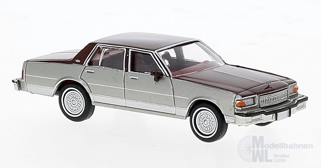 Brekina 19708 - Chevrolet Caprice zweifarbig silber/rot H0 1:87