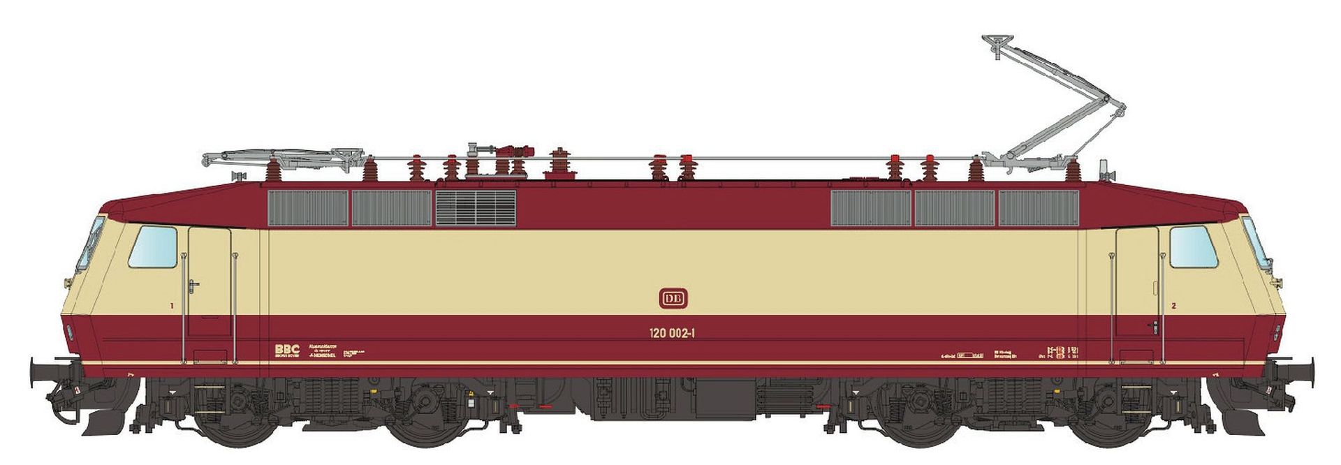 LS Models 16090DC - E-Lok BR 120.0 DB Ep.IV H0/GL