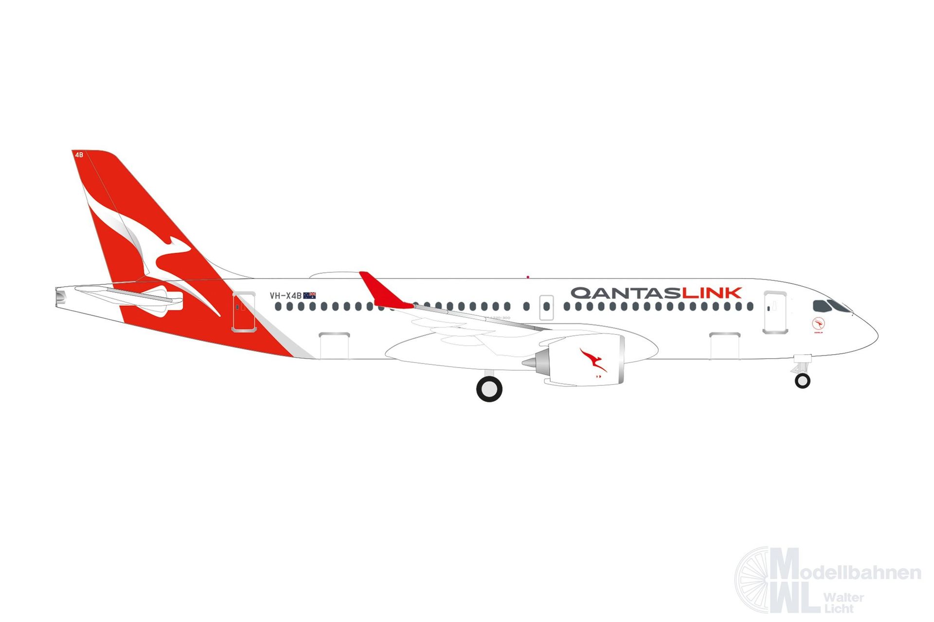 Herpa 537810 - Airbus A220-300 Qantas Link 1:500