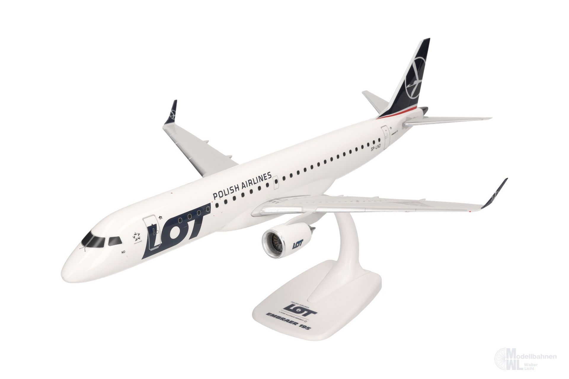 Herpa 613989 - E195 LOT Polish Airlines 1:100