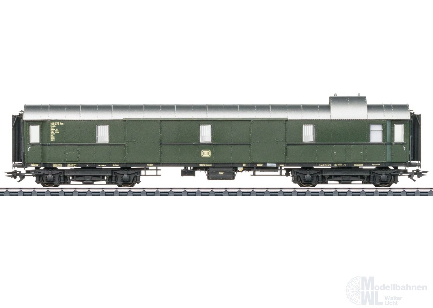 Märklin 42540 - Schnellzug-Gepäckwagen DB Ep.IIIb Pw4üe H0/WS