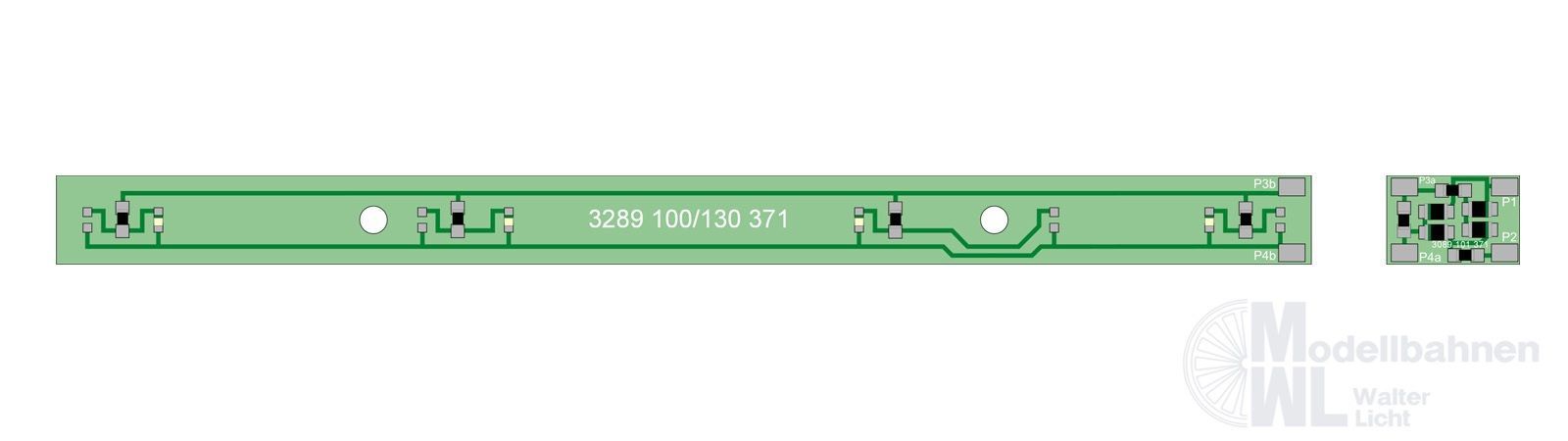 Bemo 6545600 - Innenbeleuchtung für 3689 für GL und WS-Wagen