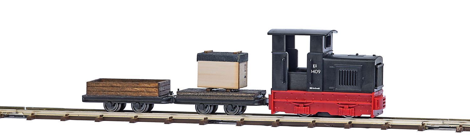 Busch 12016 - Feldbahn-Set Gütertransport H0 1:87