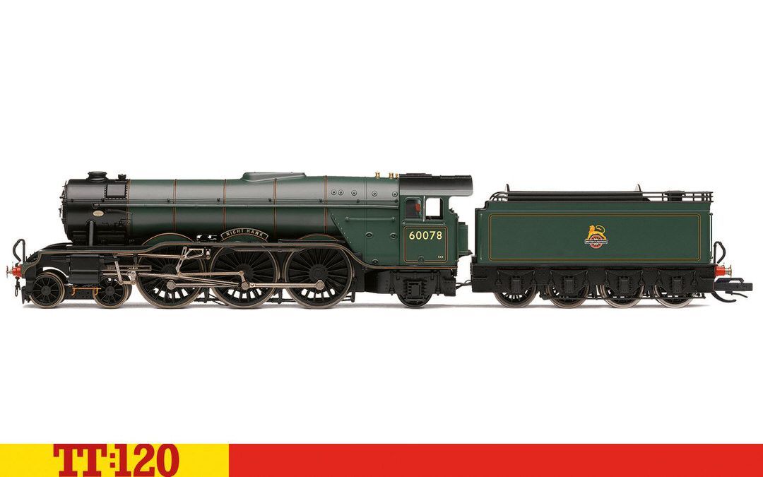 HORNBY TT TT3005M - Dampflok Class A3 4-6-2 60078 Night Hawk TT 1:120