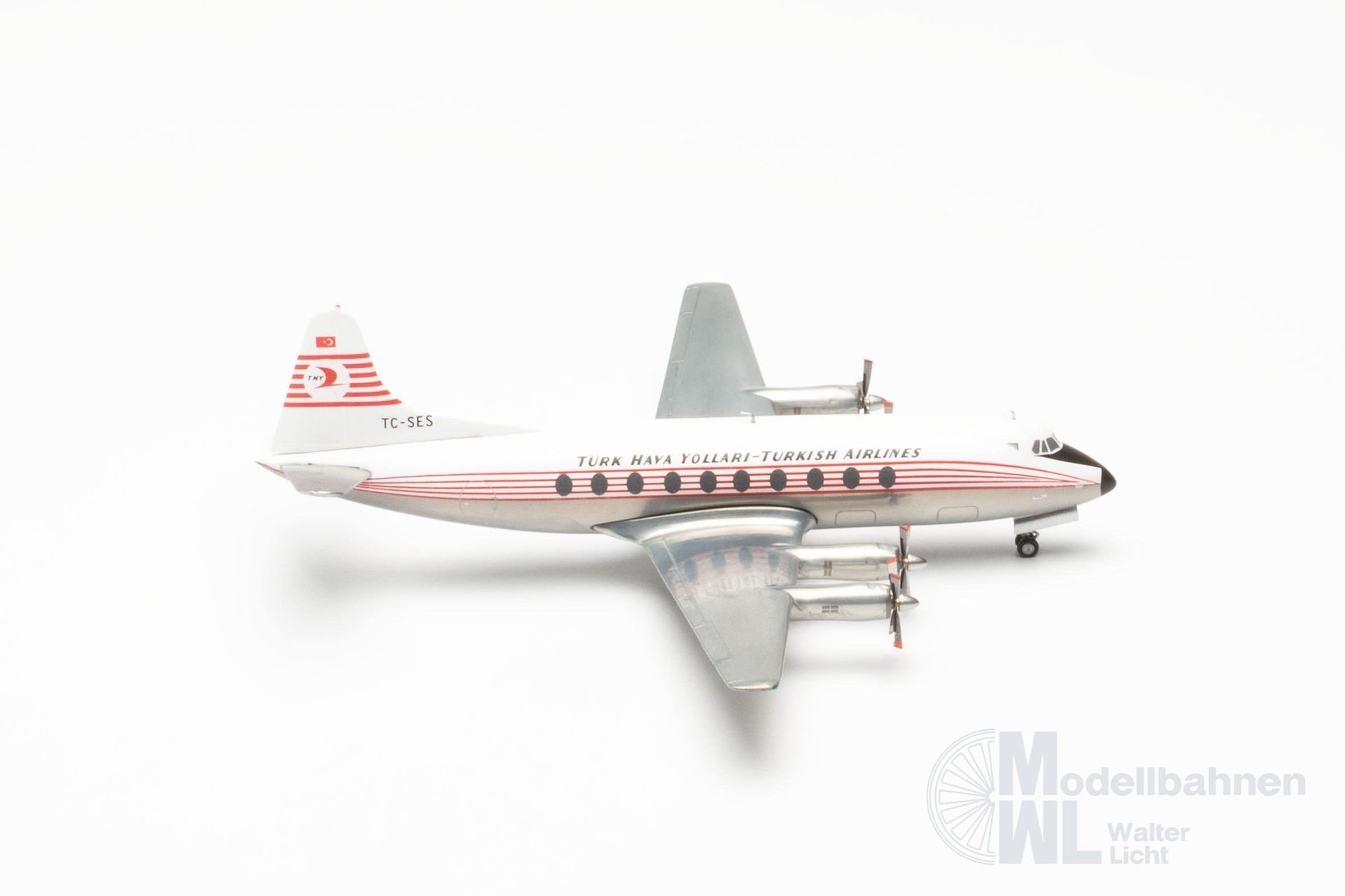 Herpa 572866 - Vickers Viscount 700 Turkish 1:200