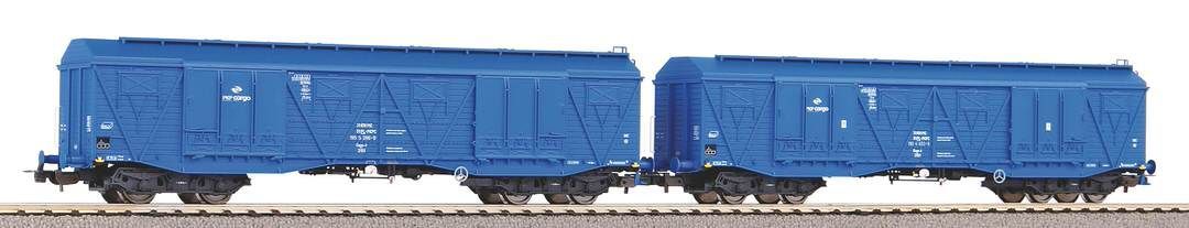 Piko 58271 - Großraumgüterwagen Set PKP Ep.VI 401Ka 2.tlg. H0/GL