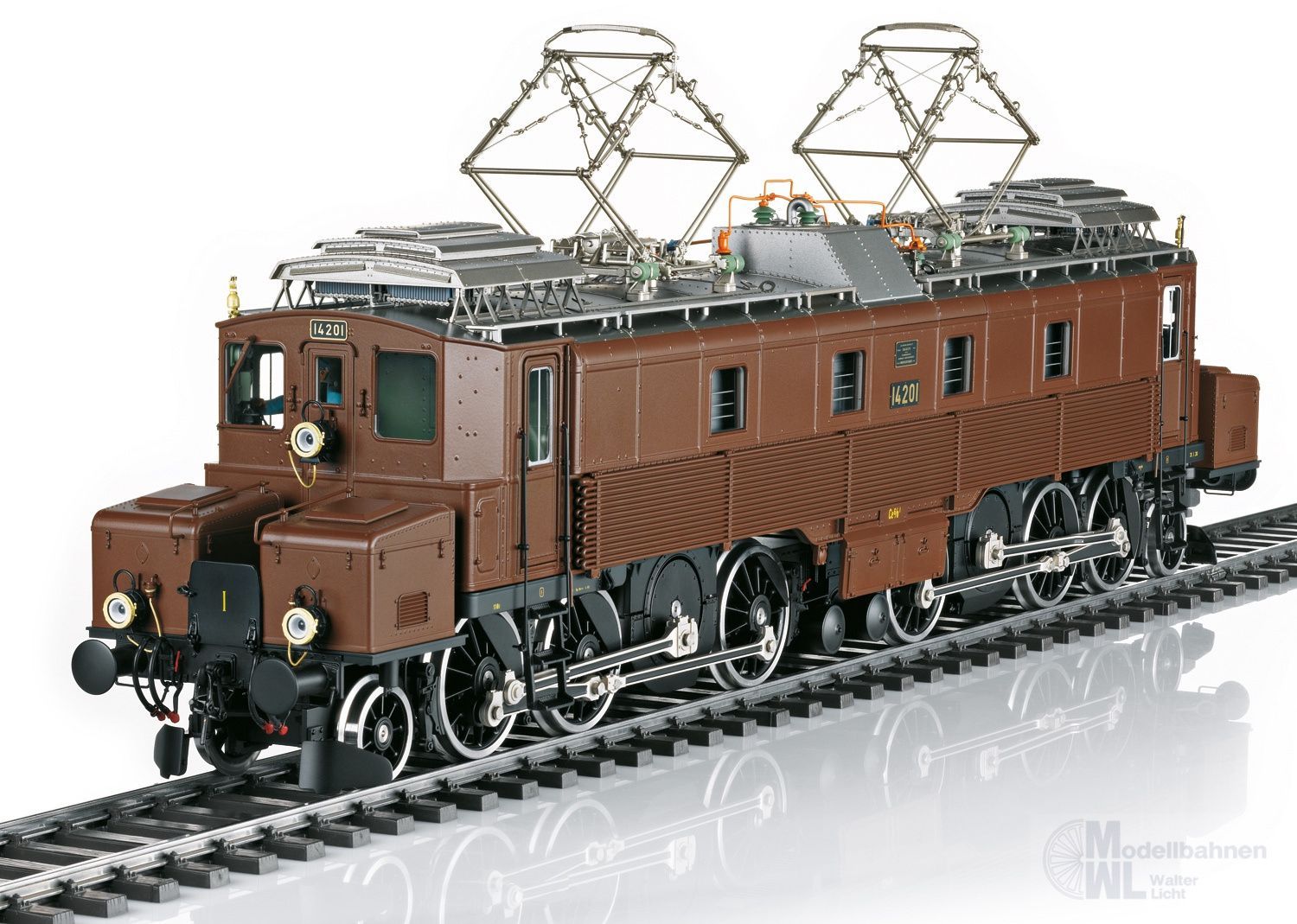 Märklin 55526 - E-Lok Ce6/8I SBB Ep.IV Köfferli braun Spur 1