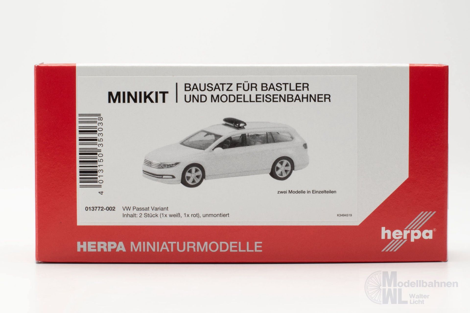 Herpa 013772-002 - MiKi VW Passat Variant (2er Set) H0 1:87
