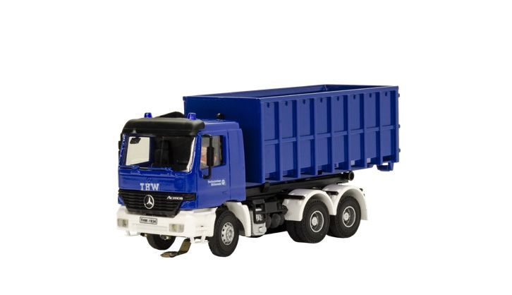 Viessmann 8070 - CarMotion Mercedes-Benz ACTROS THW Funktionsmodell H0 1:87