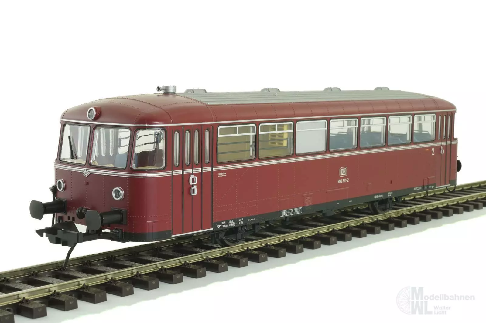 Lenz 40191-09 - Schienenbus 998 751-2 DB Ep.IV Steuerwagen ohne Antrieb Spur 0