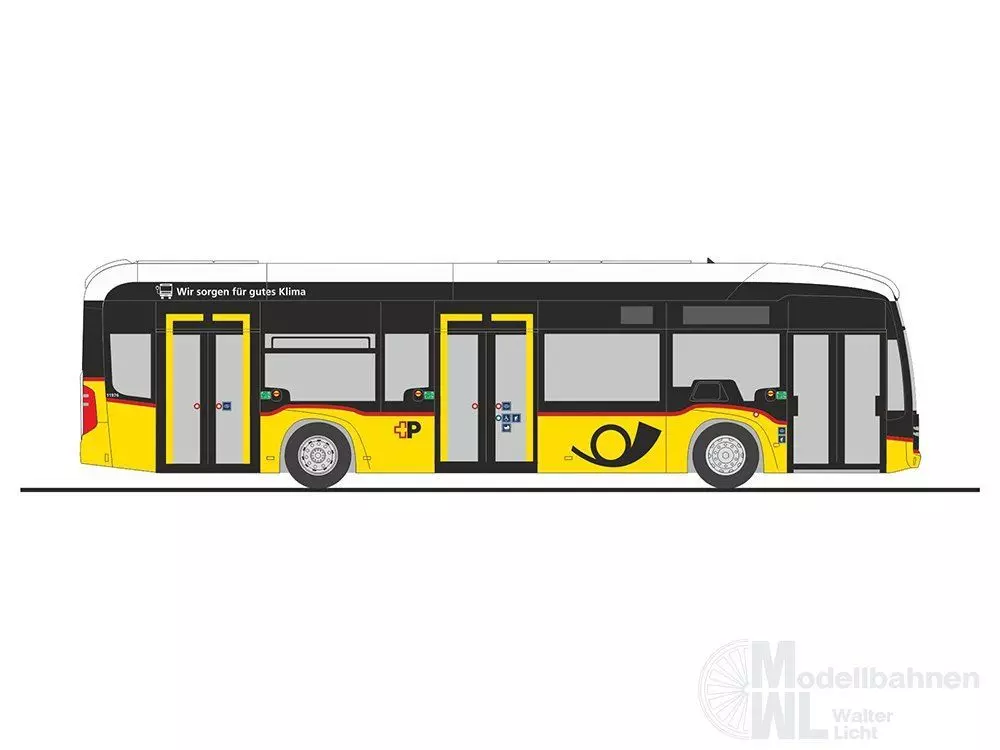 Rietze 75594 - Mercedes-Benz eCitaro Postauto (CH) H0 1:87