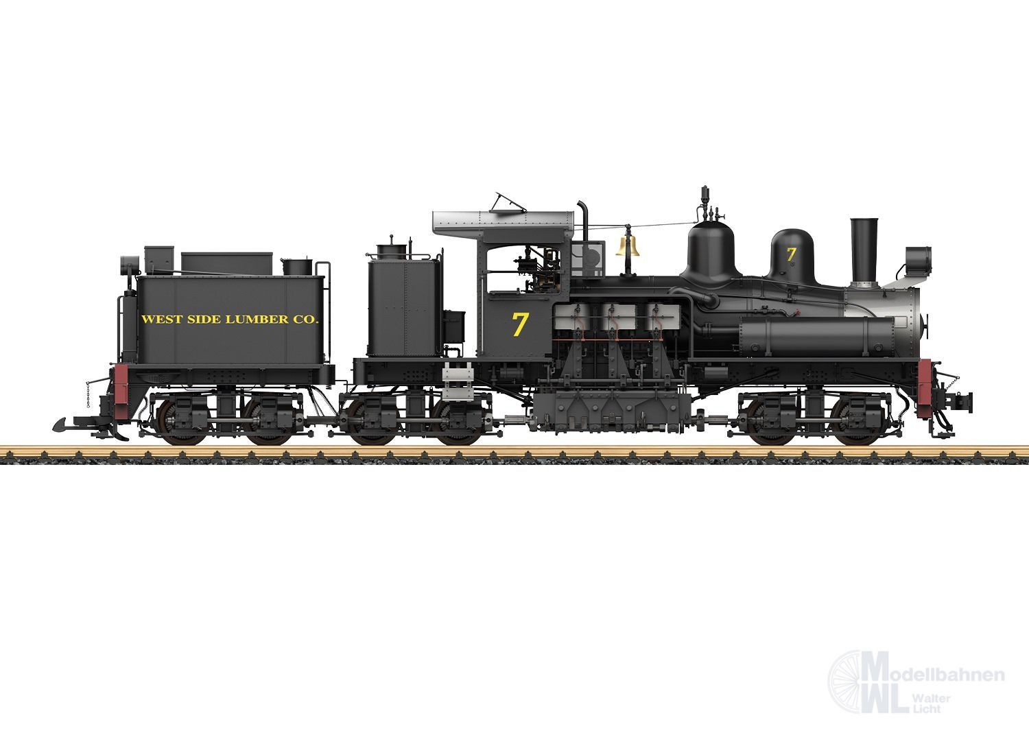 LGB  - Dampflok Shay Nr.7 WSLC RR Ep.III Spur G 1:22,5 Sound