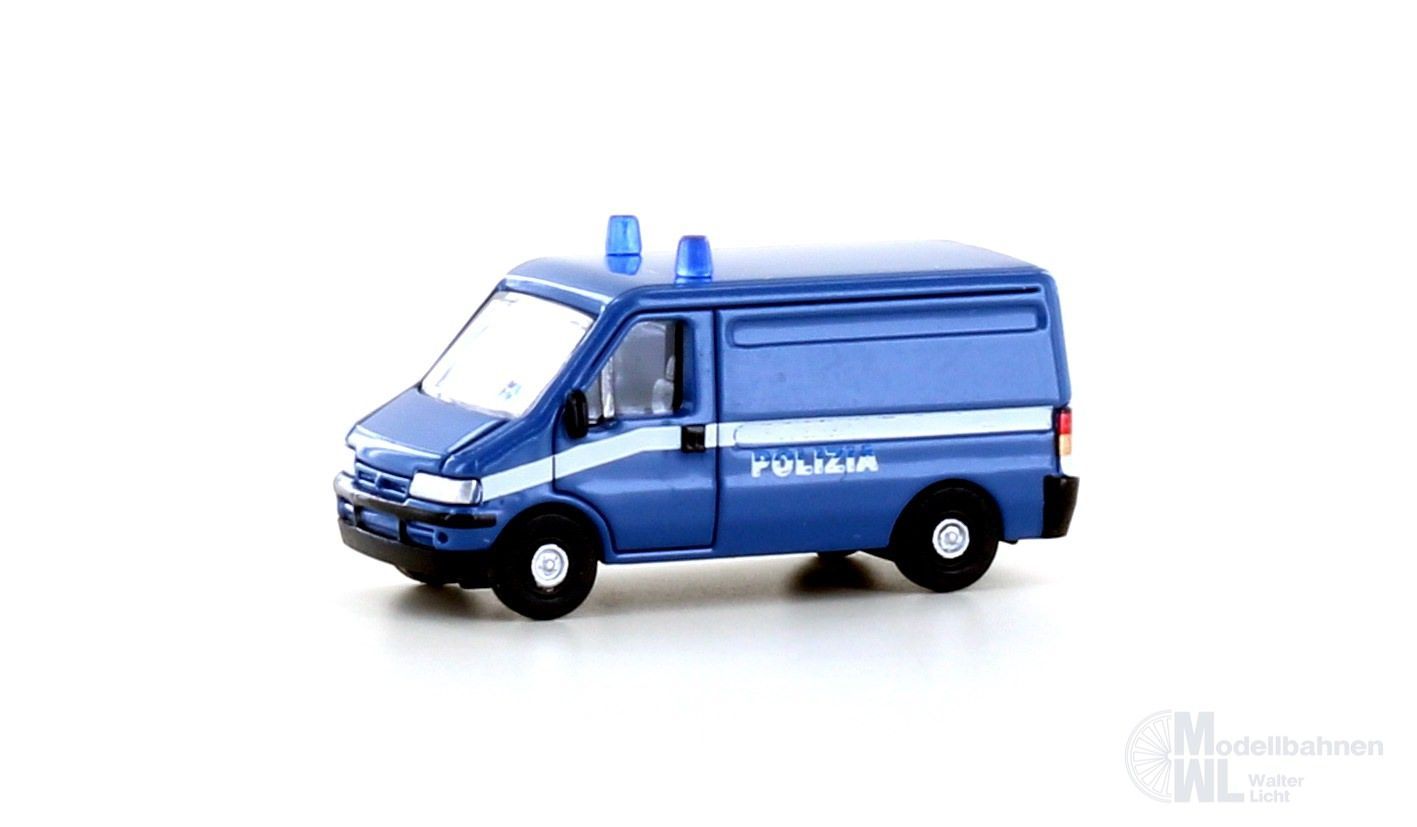 Lemke Minis 61215 - Fiat Ducato II Transporter Polizia (IT) N 1:160